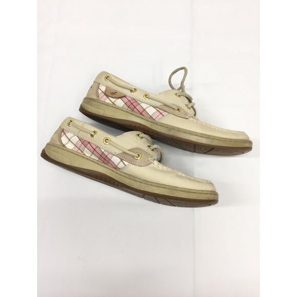 Sperry Top Sider Cream Pink Loafer Boat Shoe 6.5 - Picture 5 of 8